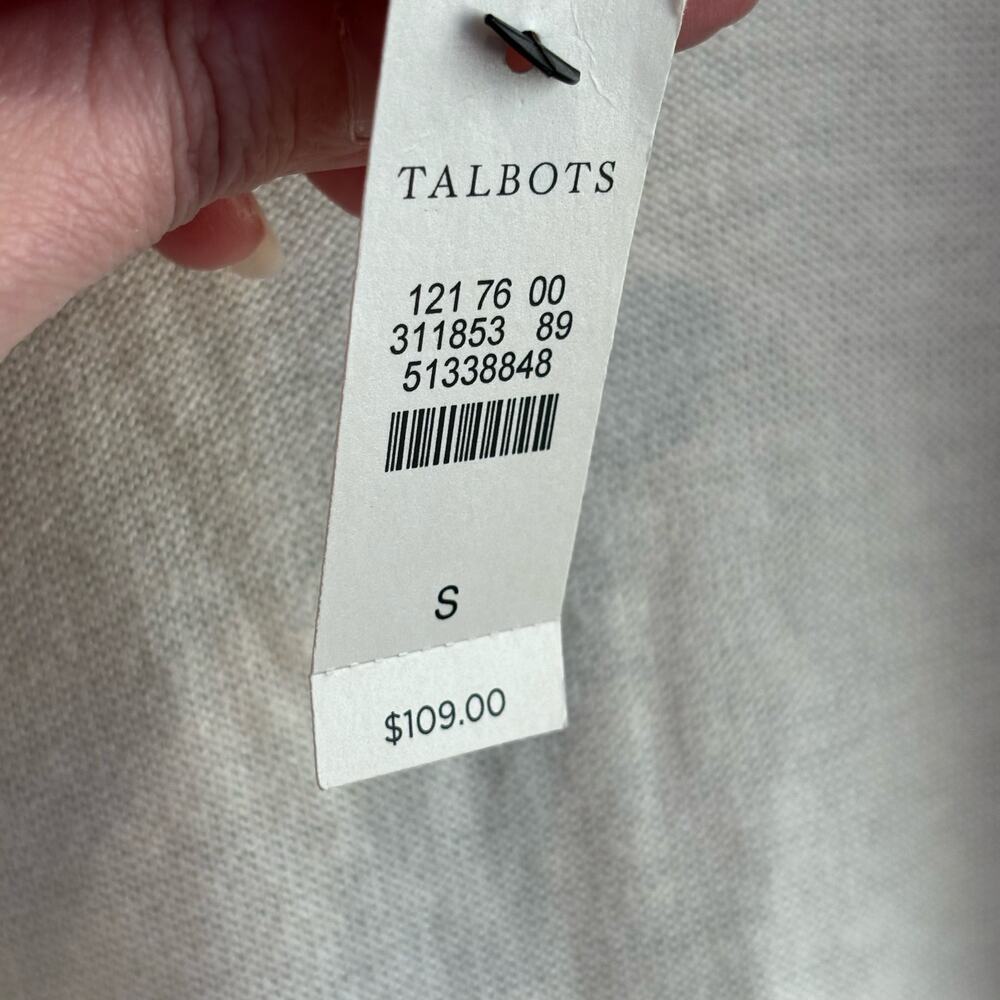 Talbots NWT Open Front Long Length Cardigan Sweater - size Small - Picture 6 of 7